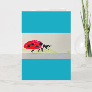 Ladybug Aquarell : Herzlichen Glückwunsch zum Gebu Karte