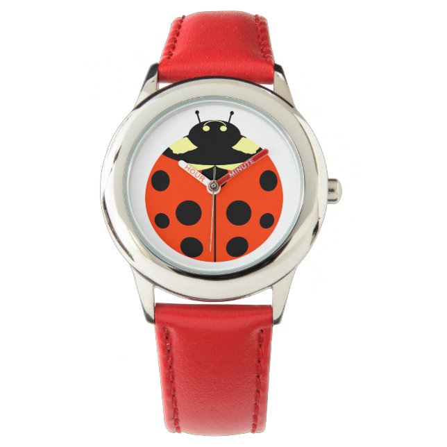 Ladybug Armbanduhr (Vorderseite)