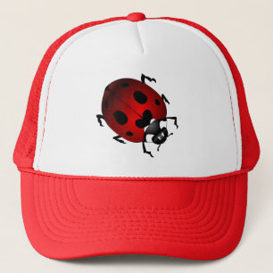 Ladybug Art Caps Hats Ladybug Wildlife Art Hat Truckerkappe