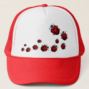 Ladybug Art Caps Hats Ladybug Wildlife Art Hat Truckerkappe