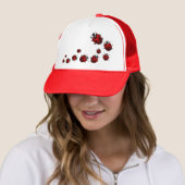 Ladybug Art Caps Hats Ladybug Wildlife Art Hat Truckerkappe (Beispiel)