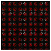 Ladybug Art Fabric Ladybird Fabric Cotton oder Pol Stoff (Nahaufnahme)