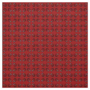 Ladybug Art Fabric Ladybird Fabric Cotton oder Pol Stoff