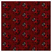Ladybug Art Fabric Ladybird Fabric Cotton oder Pol Stoff (Nahaufnahme)