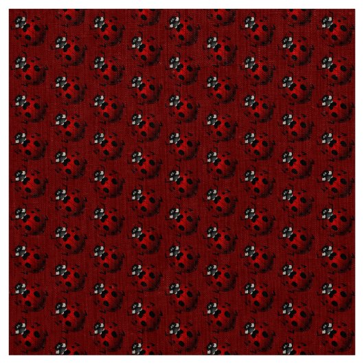 Ladybug Art Fabric Ladybird Fabric Cotton oder Pol Stoff (Muster)