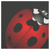 Ladybug Art Fabric Ladybird Fabric Cotton or Poly Stoff (Nahaufnahme)