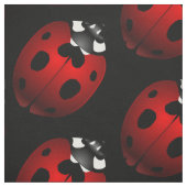 Ladybug Art Fabric Ladybird Fabric Cotton or Poly Stoff (Muster)
