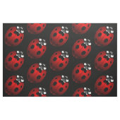 Ladybug Art Fabric Ladybird Fabric Cotton or Poly Stoff (Fat Quarter (45,7 x 55,9 cm))