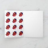 LADYBUG ART FEIERTAGSKARTE (Innenseite)