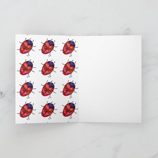 LADYBUG ART FEIERTAGSKARTE (Innenseite)