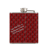 Ladybug Art Flask Custom Ladybug Drink Flasche Flachmann (Rückseite)