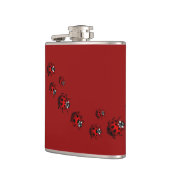 Ladybug Art Flask Custom Ladybug Drink Flasche Flachmann (Links)