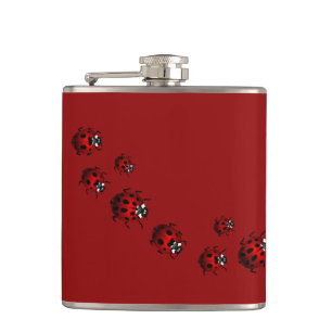 Ladybug Art Flask Custom Ladybug Drink Flasche Flachmann