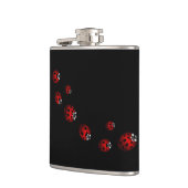Ladybug Art Flask Custom Ladybug Drink Flasche Flachmann (Links)