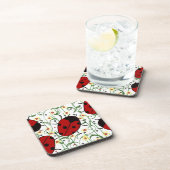 Ladybug Art Getränkeuntersetzer (Rechte Seite)