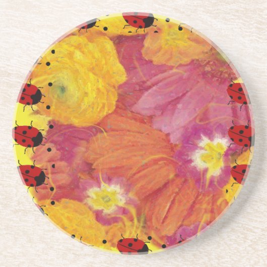 Ladybug Art Getränkeuntersetzer (Vorne)