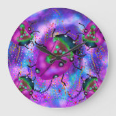 LADYBUG ART GROßE WANDUHR (Vorderseite)
