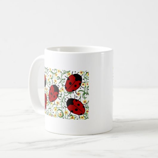 Ladybug Art Kaffeetasse (Vorderseite Links)