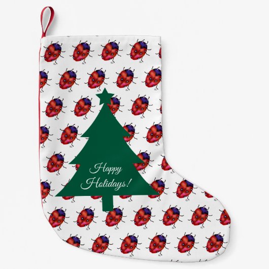 LADYBUG ART KLEINER WEIHNACHTSSTRUMPF (Vorderseite)