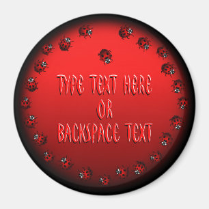 Ladybug Art Magnet Custom Ladybug Kühlschrankmagne