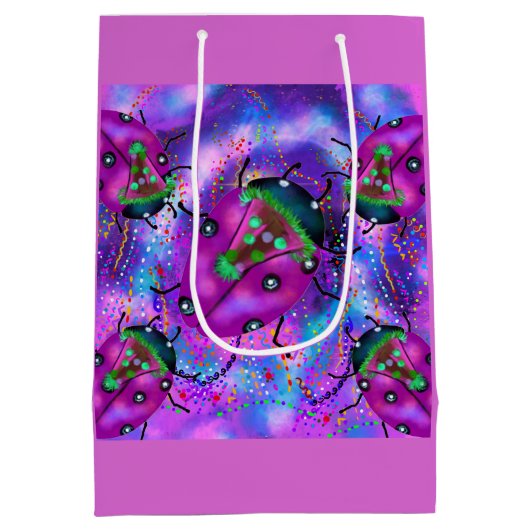 LADYBUG ART MITTLERE GESCHENKTÜTE (Rückseite)