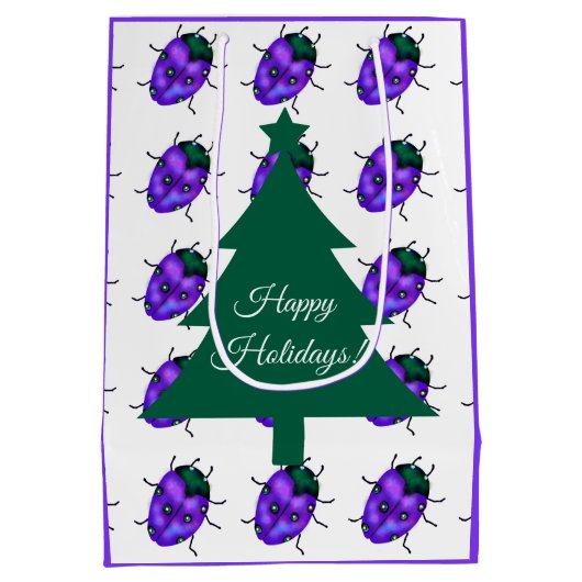 LADYBUG ART MITTLERE GESCHENKTÜTE (Rückseite)