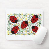 Ladybug Art Mousepad (Mit Mouse)