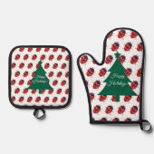 LADYBUG ART OFENHANDSCHUH & Topflappen-Set (Vorderseite)