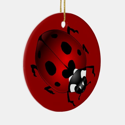 Ladybug Art Ornament Bug Keepake Ladybug Geschenke (Rechts)