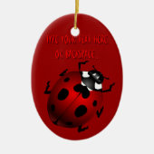 Ladybug Art Ornament Bug Keepsake Ladybug Gifts (Vorne)