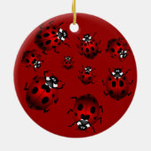 Ladybug Art Ornament Bug Keepsake Ladybug Gifts (Hinten)