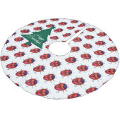 LADYBUG ART POLYESTER WEIHNACHTSBAUMDECKE (Schrägansicht)