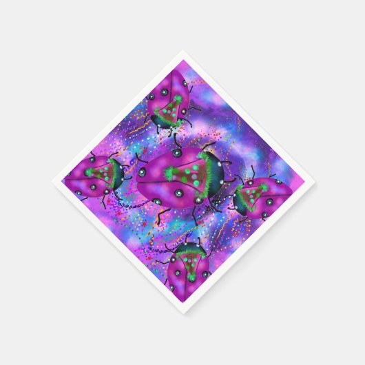 LADYBUG ART SERVIETTE (Ecke)