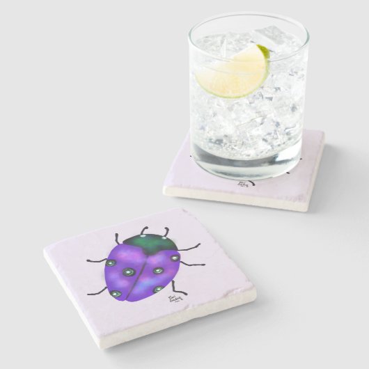 LADYBUG ART STEINUNTERSETZER (Seitenansicht)