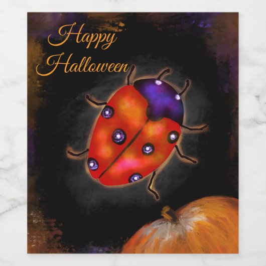 LADYBUG ART WEINETIKETT (Einzelnes Label)