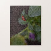 Ladybug auf Blume Puzzle (Vertikal)