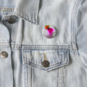 Ladybug auf der Petunia-Taste Button (Beispiel)