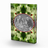 Ladybug auf Dogwood-Blume Fügen Sie Ihre eigenen h Fotoblock (Rechts)