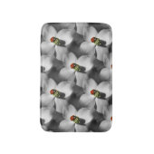 Ladybug auf Dogwood Blume Nattern Muster Badematte (Vorderseite Vertikal)