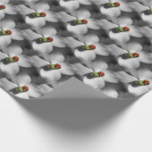 Ladybug auf Dogwood Blume Nattern Muster   Geschenkpapier (Ecke)