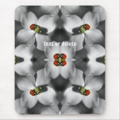 Ladybug auf Dogwood Blume Natur Personalisiert Mousepad (Vorne)