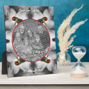 Ladybug auf Dogwood Personalisiert Foto hinzufügen Fotoplatte