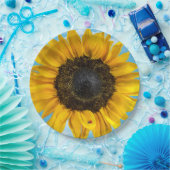 Ladybug auf einer Sonnenblume Pappteller (Party)