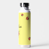 Ladybug auf gelb trinkflasche (Links)
