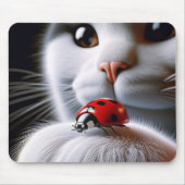 Ladybug auf Katze Mousepad (Vorne)