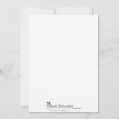 Ladybug auf Red Polka Dots Frame Baby Ankündigung (Rückseite)