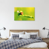 Ladybug auf Sprig Leinwanddruck (Insitu (Schlafzimmer))