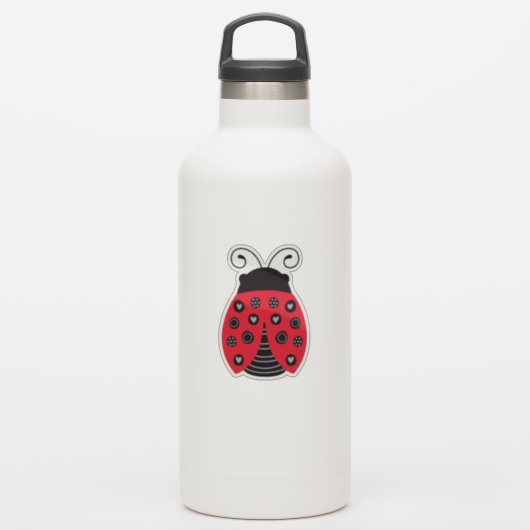 Ladybug Aufkleber (Wassserflasche)
