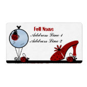 Ladybug Avery Label (Vorne)