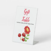 Ladybug Baby Dusche Geschenk Tafelschild, Mutter s Sockelschild (Vorderseite)